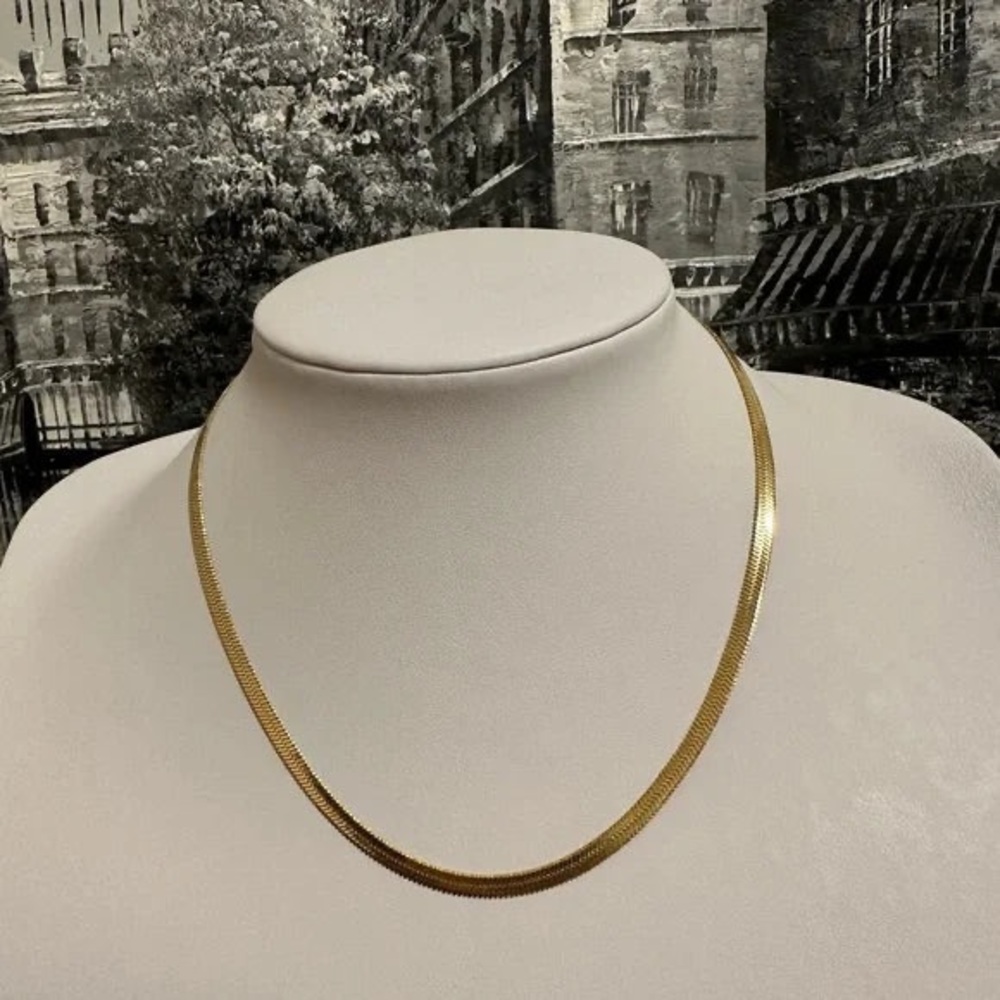 **HOST PICK** Snake Chain Necklace, 4MM - Gold Plated